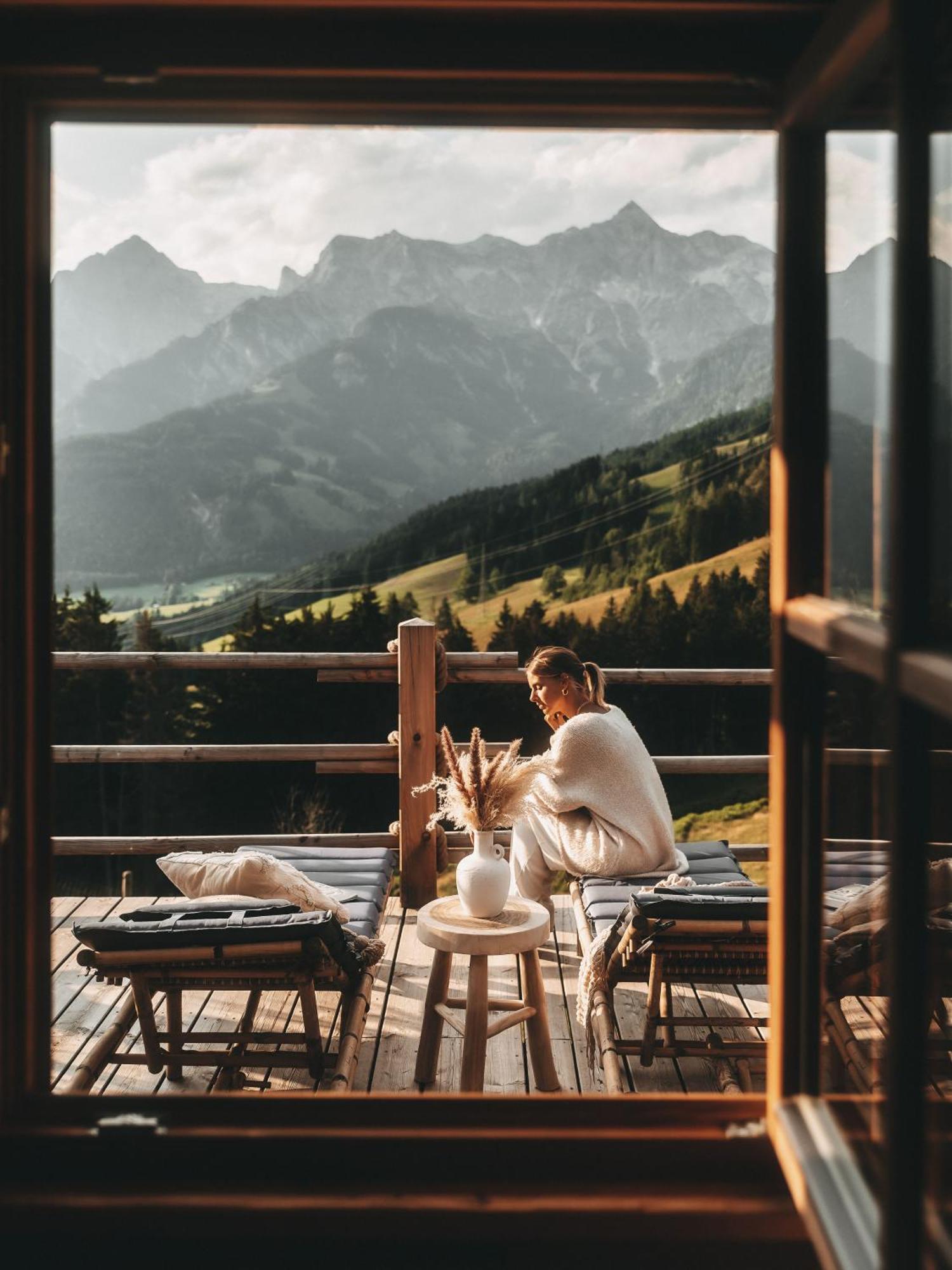 Jufenalm Boho Hotel & Restaurant Maria Alm am Steinernen Meer Exterior photo