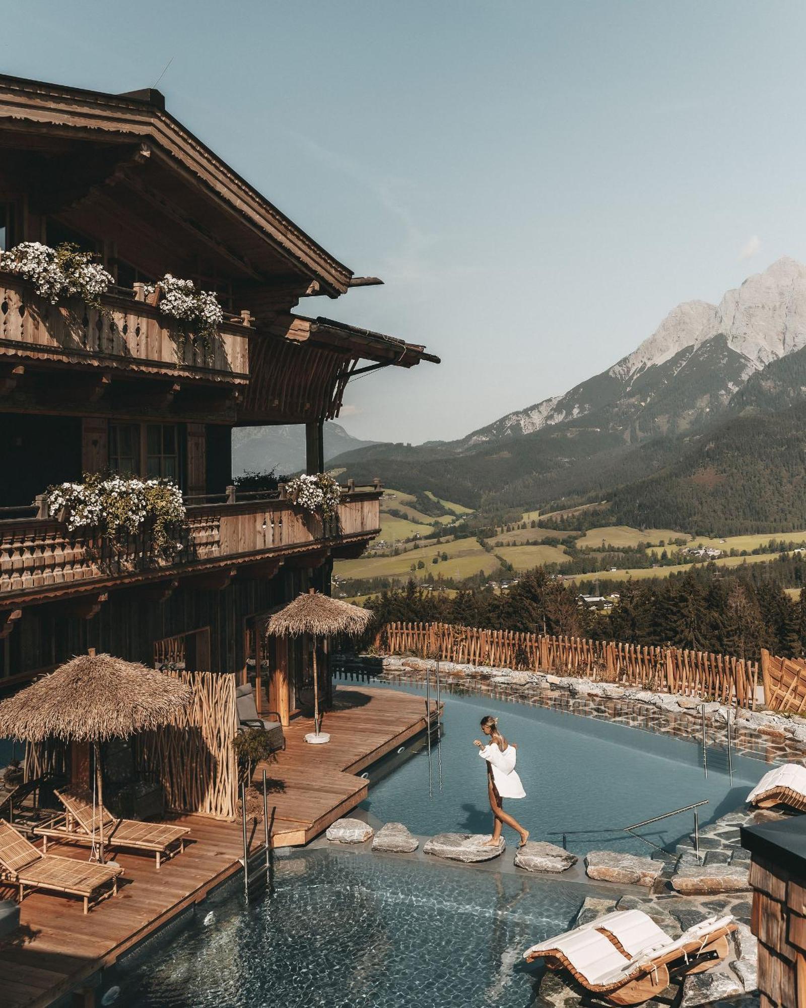 Jufenalm Boho Hotel & Restaurant Maria Alm am Steinernen Meer Exterior photo